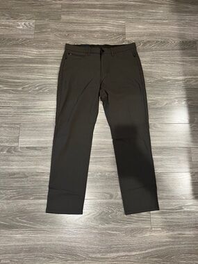 Men's Straight Leg Pants in Dark Brown- Copper & Oak